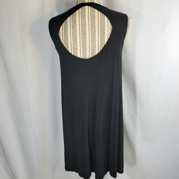 GAP Black Sleeveless Swing Dress Size Medium - Picture 4 of 7